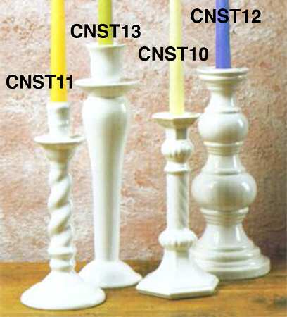 Blanc de Blanc 10" Candlestick