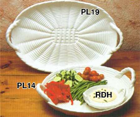 Blanc de Blanc 19" Oval Serving Platter
