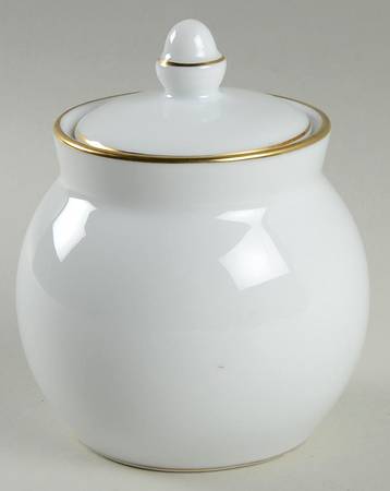 Albi (Gold Trim) Sugar Bowl & Lid