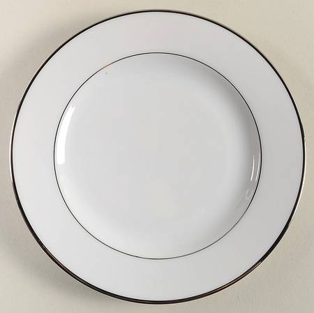 Albi (Platinum Trim) Bread & Butter Plate