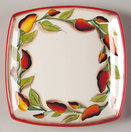 Santiago Square Salad Plate
