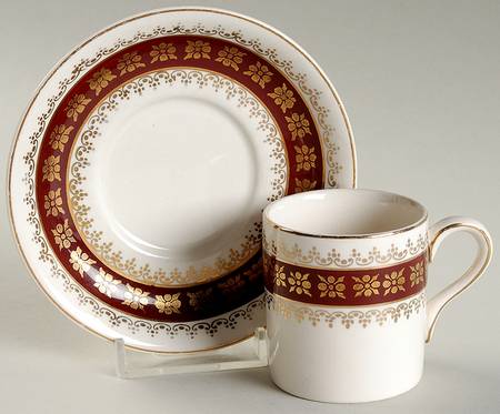 CRD201 Flat Demitasse Cup & Saucer Set