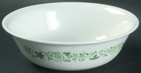 Green Winding Gate (Corelle) Coupe Cereal Bowl