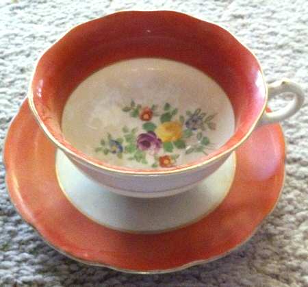 CJA5 Footed Cup & Saucer Set