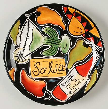 Salsa Salad Plate
