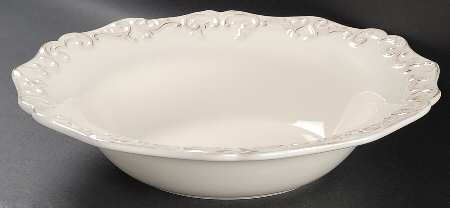 Evette 12" Large Oval Salad Serving Bowl