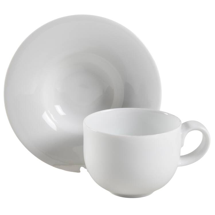 Pure Flat Cup & Saucer Set