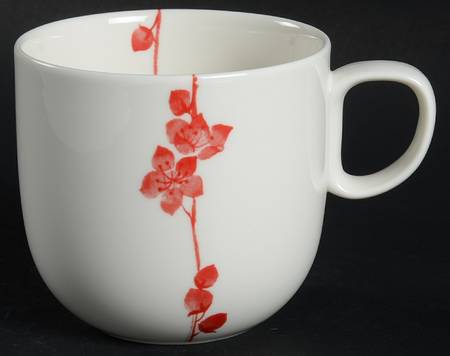 Cinnabar Floral Mug