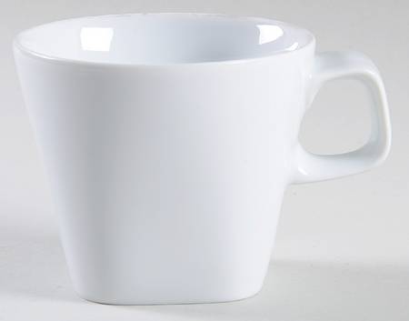 Quartet White Flat Cup