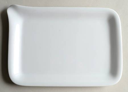 Quartet White 11" Rectangular Platter, Baker Lid