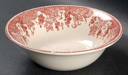 Vineyard Pink Coupe Cereal Bowl