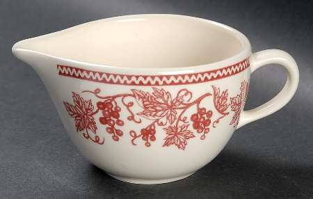 Vineyard Pink Creamer by Claytan