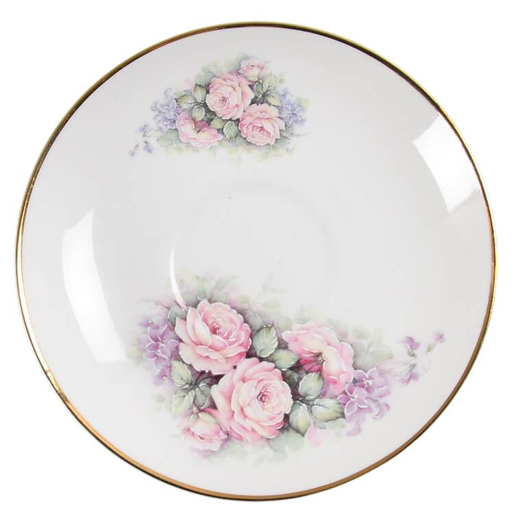 Romance Rose (Not Swirl) Saucer for Demitasse Cup