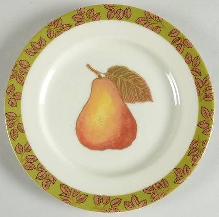 Golden Pear Salad Plate