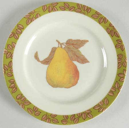 Golden Pear Salad Plate