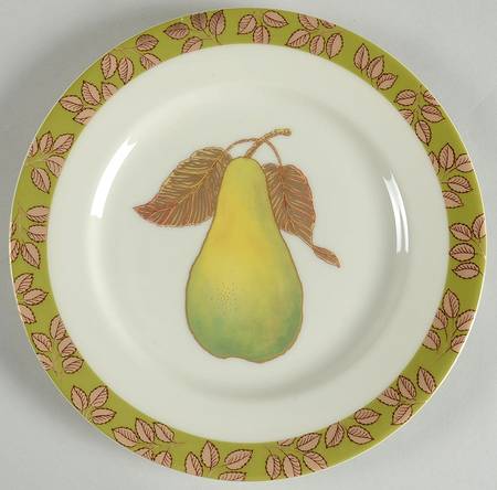 Golden Pear Salad Plate