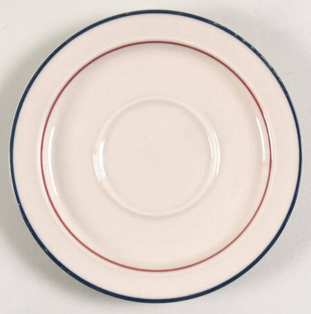 Perimeter II (Blue Trim) Saucer