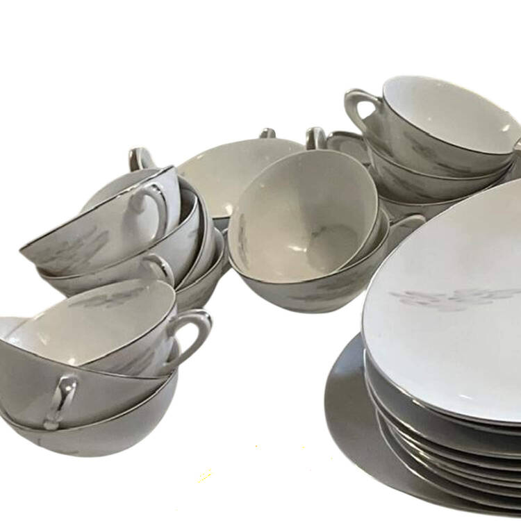 Sunset Flat Cup & Saucer Set