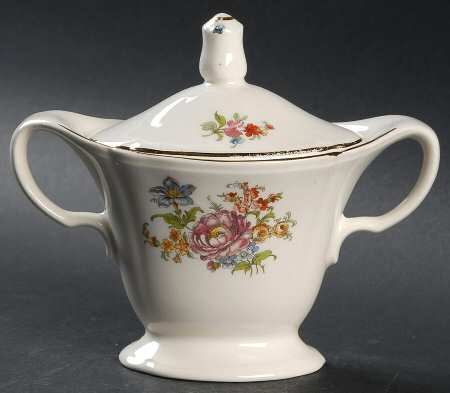 Lotus Sugar Bowl & Lid