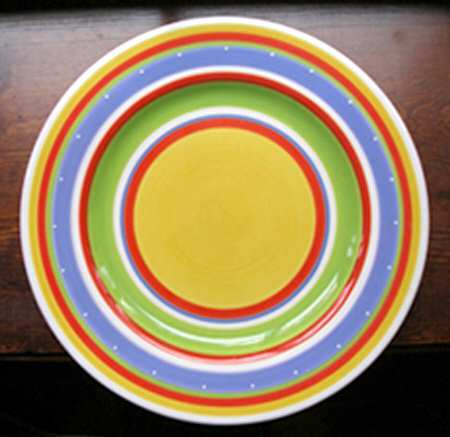 Striped Hobnail by China (Made in China)
