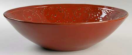 Carmen Broccato 12" Large Salad Serving Bowl