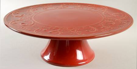 Carmen Broccato 13" Diameter Pedestal Cake Stand