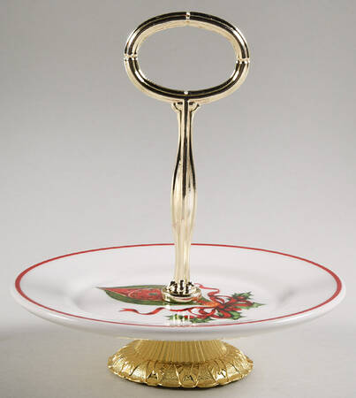Holiday Celebrations (Red Trim) 6" - 7" Tidbit (from Salad Plate) HC