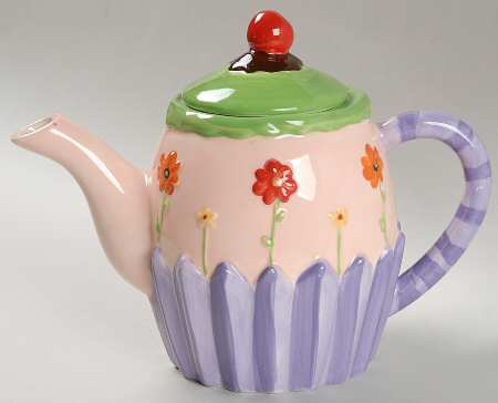 Sentiments Sculpted Teapot & Lid
