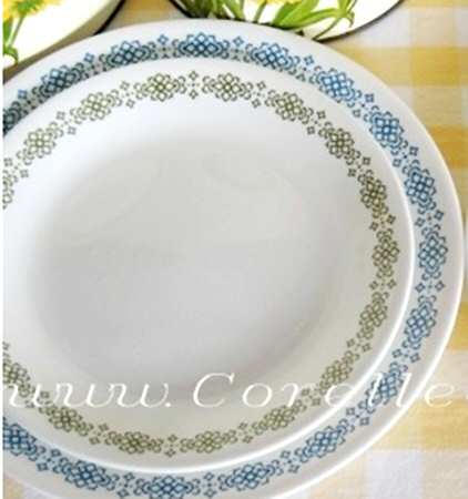 Blue Macrame by Corning Corelle