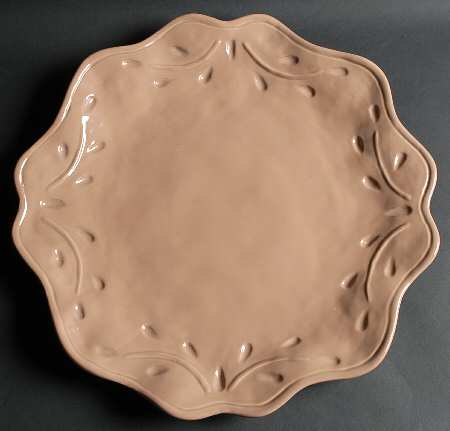 Rustica Taupe 16" Chop Plate (Round Platter)
