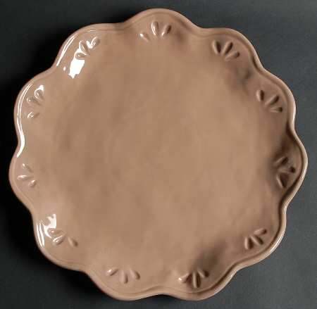 Rustica Taupe 13" Chop Plate (Round Platter)