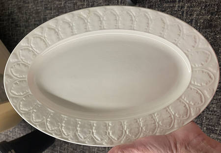 Acanthus 13" Oval Serving Platter
