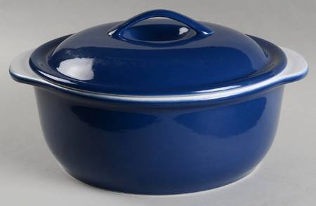Blue Bayou (Serveware) 2.5 Qt Round Covered Casserole