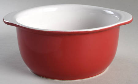 Cajun Red (Serveware) 1.5 Quart Round Casserole No Lid