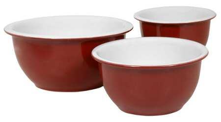 Cajun Red (Serveware) (3 Piece) Mixing Bowl Set