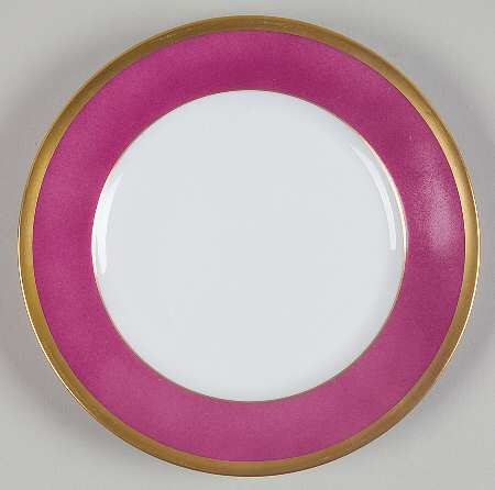 Arc En Ciel Raspberry (Framboise) Bread & Butter Plate