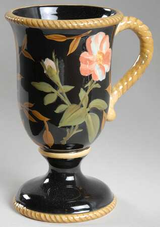 Crimson Garden Pedestal Mug