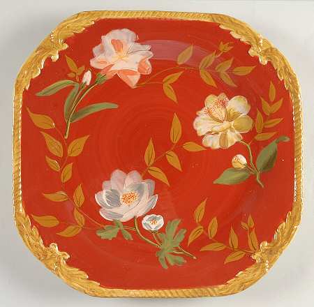 Crimson Garden Dinner Plate
