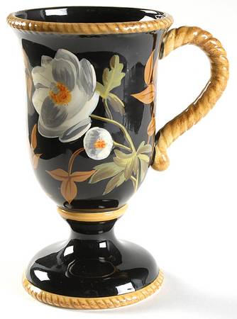 Crimson Garden Pedestal Mug