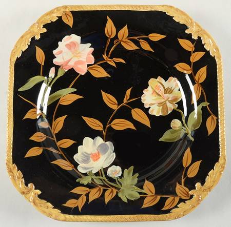 Crimson Garden 13" Square Serving Platter