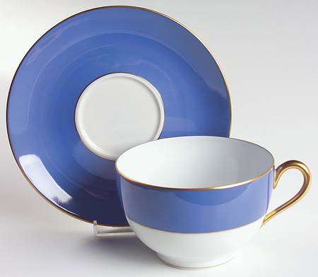 Arc En Ciel Light Blue (Monet) Breakfast Cup & Saucer Set