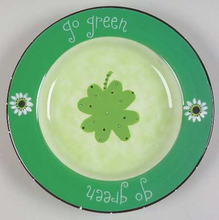 Pot O Gold Salad/Dessert Plate
