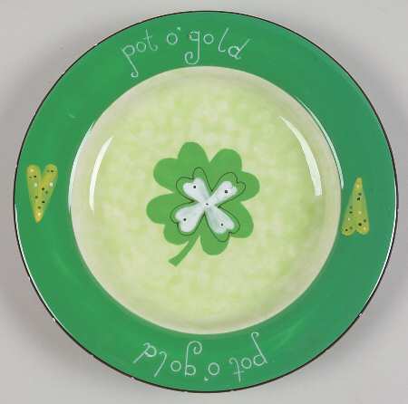 Pot O Gold Salad/Dessert Plate