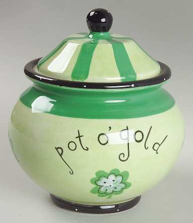 Pot O Gold Change Jar & Lid