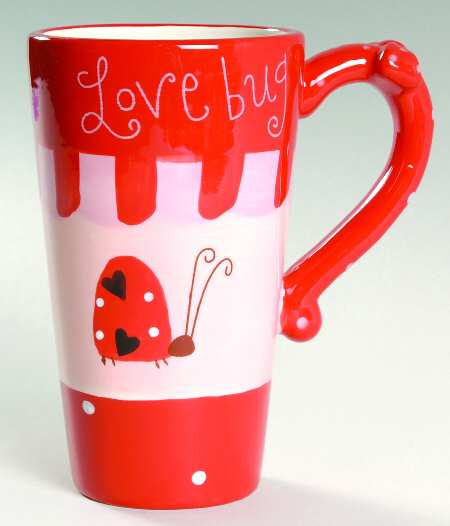 Valentines Day Latte Mug