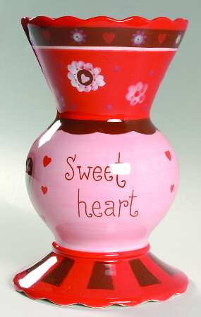 Valentines Day 9" Vase