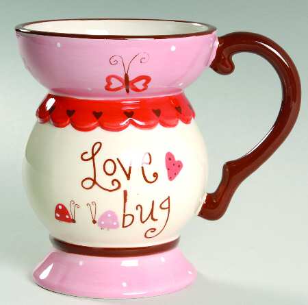 Valentines Day Footed Mug