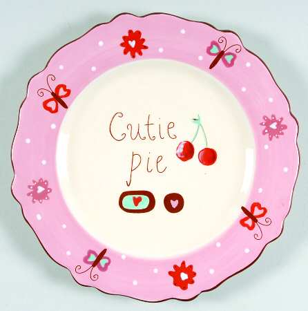Valentines Day Salad/Dessert Plate