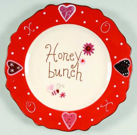 Valentines Day Salad/Dessert Plate