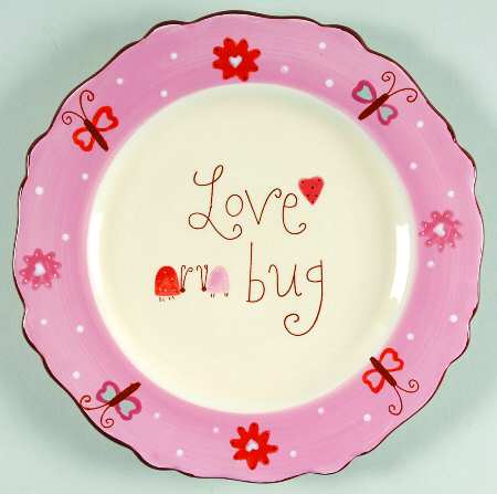 Valentines Day Salad/Dessert Plate
